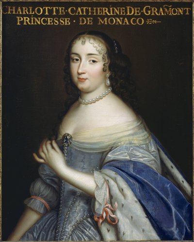 Catherine-Charlotte de Gramont (1638-1678), Princess of Monaco and Duchess of Valentinois, and Mistress of French King Louis XIV by Unbekannt Unbekannt
